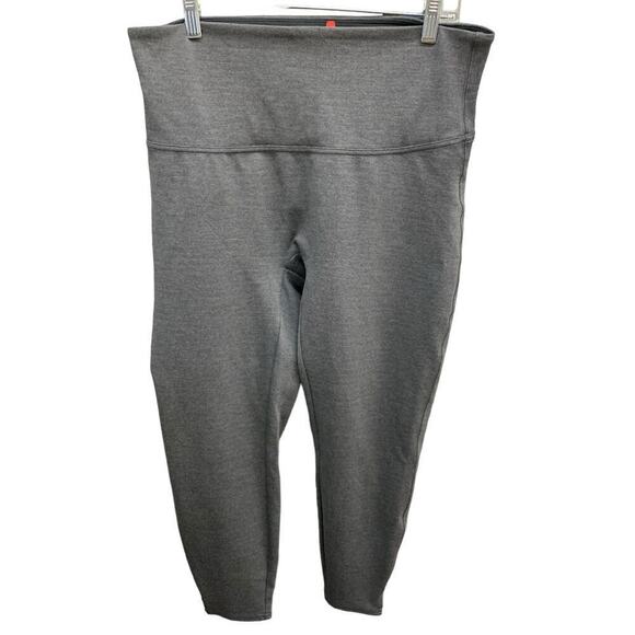 SPANX Dark Gray Leggings SZ XL Petite - Picture 1 of 4